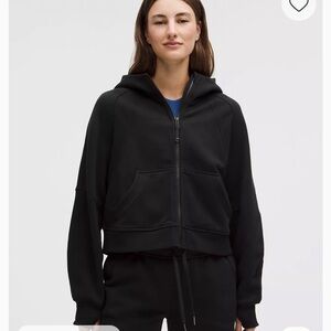 lululemon athletica Scuba Classic Black Zip-Up Hoodie